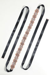 Black Rhinstone Belt