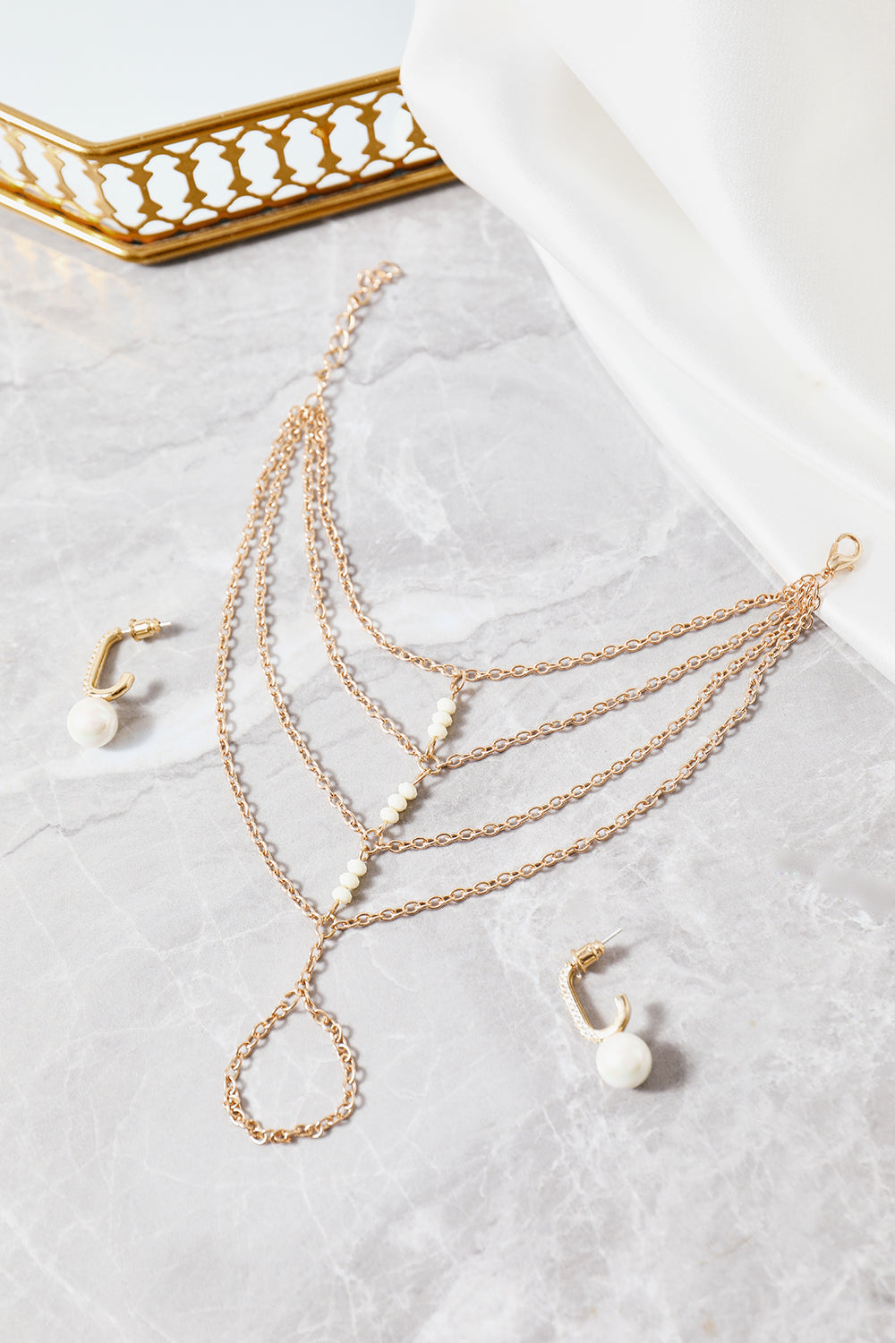 Boho Style Bracelet with Ring