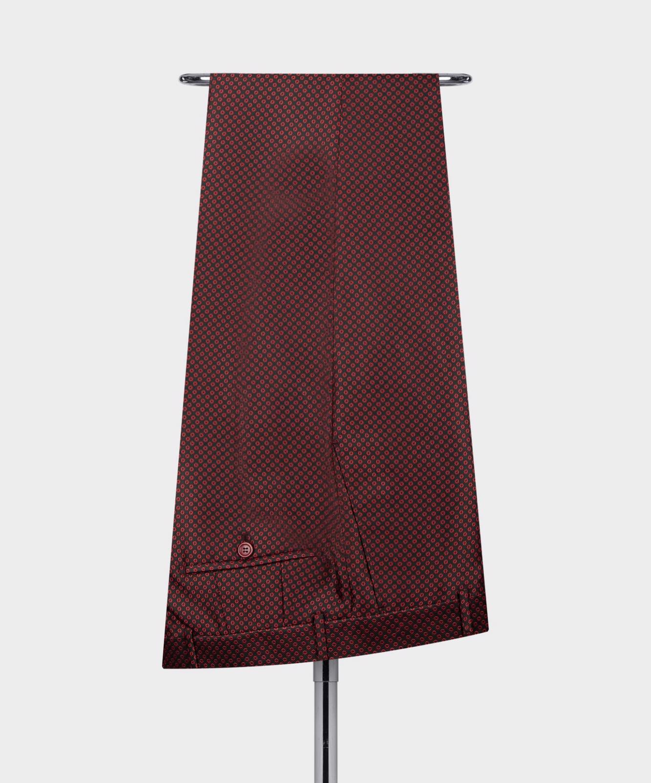 Burgundy Chic Shawl Collar Two-Piece Prom Suit for Men