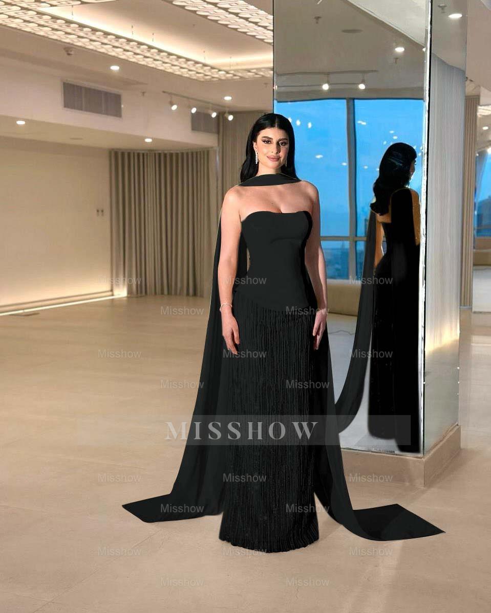 Charming Strapless Sleeveless Long Formal Dress With Beading Pleated