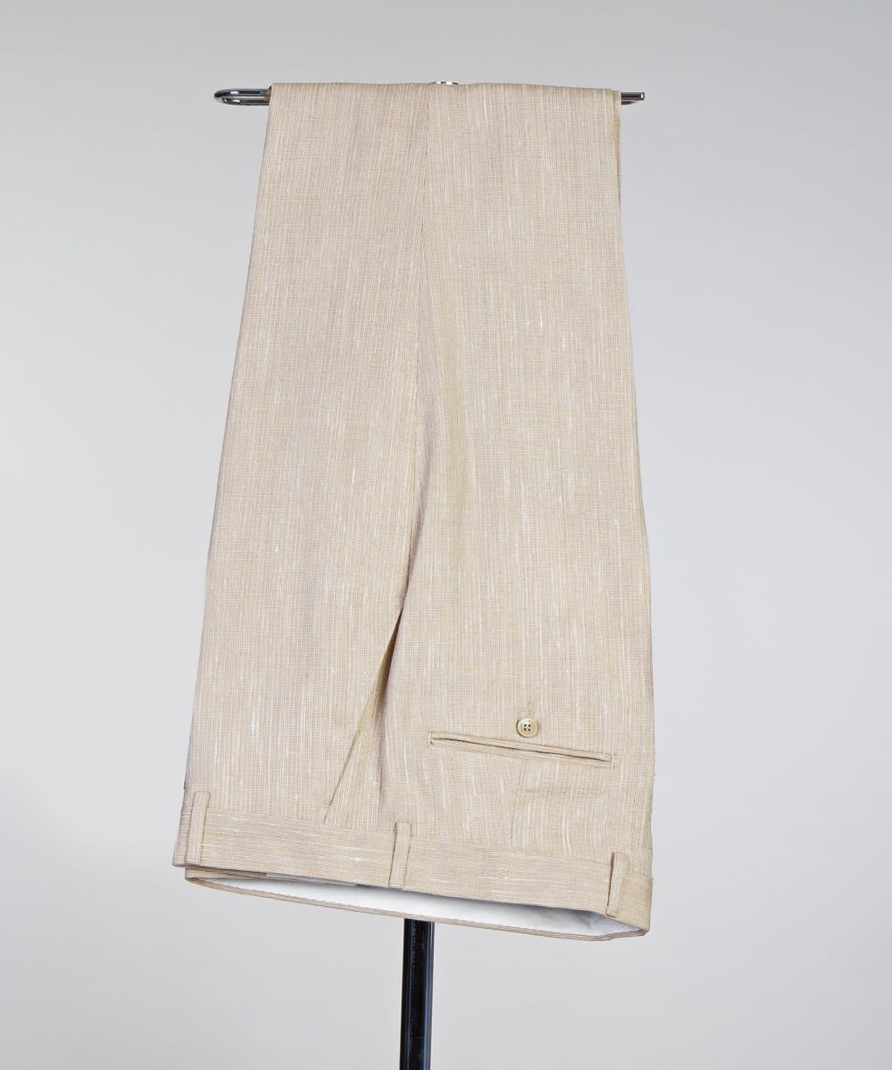 Classic Champagne Two-Piece Fashionable Notched Lapel Men’s Suits