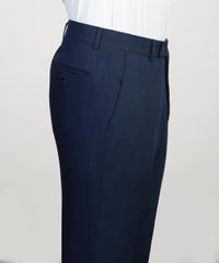 Classic Navy Blue Notched Lapel Two-Piece Prom Suit