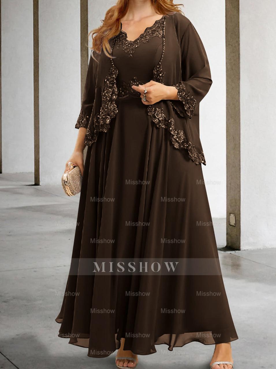 Elegant Mother of the Bride A-Line/Princess Dresses Featuring Applique & Sequins