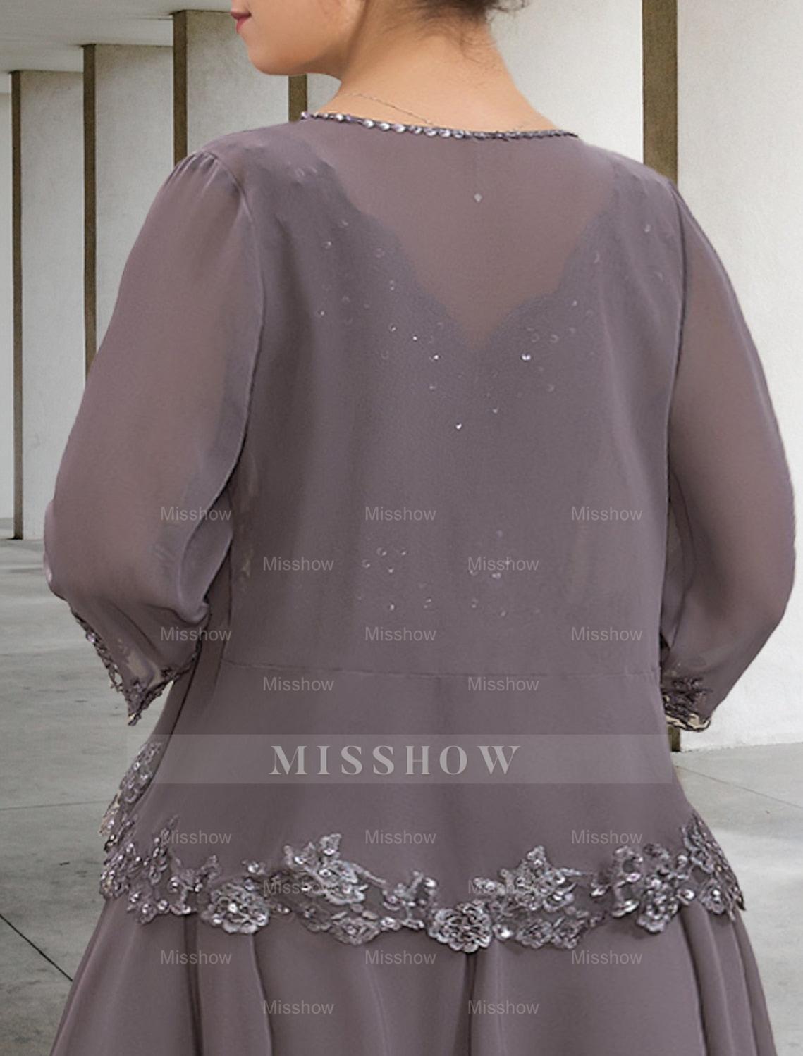 Elegant Mother of the Bride A-Line/Princess Dresses Featuring Applique & Sequins