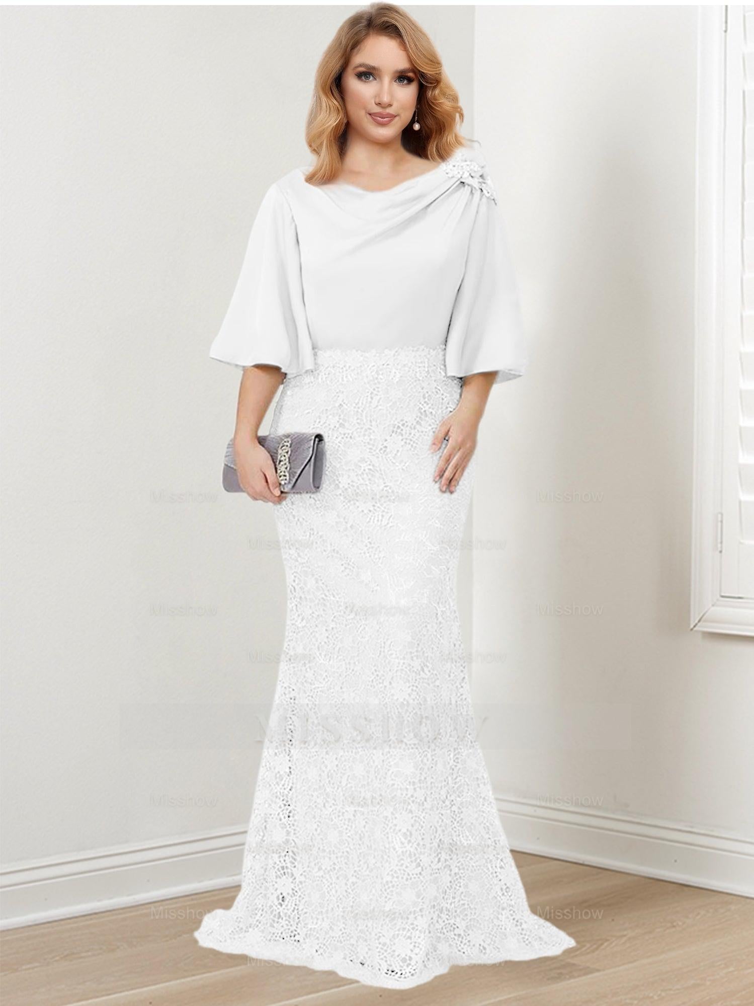 Elegant Mother of the Bride Trumpet/Mermaid Dresses Featuring Applique