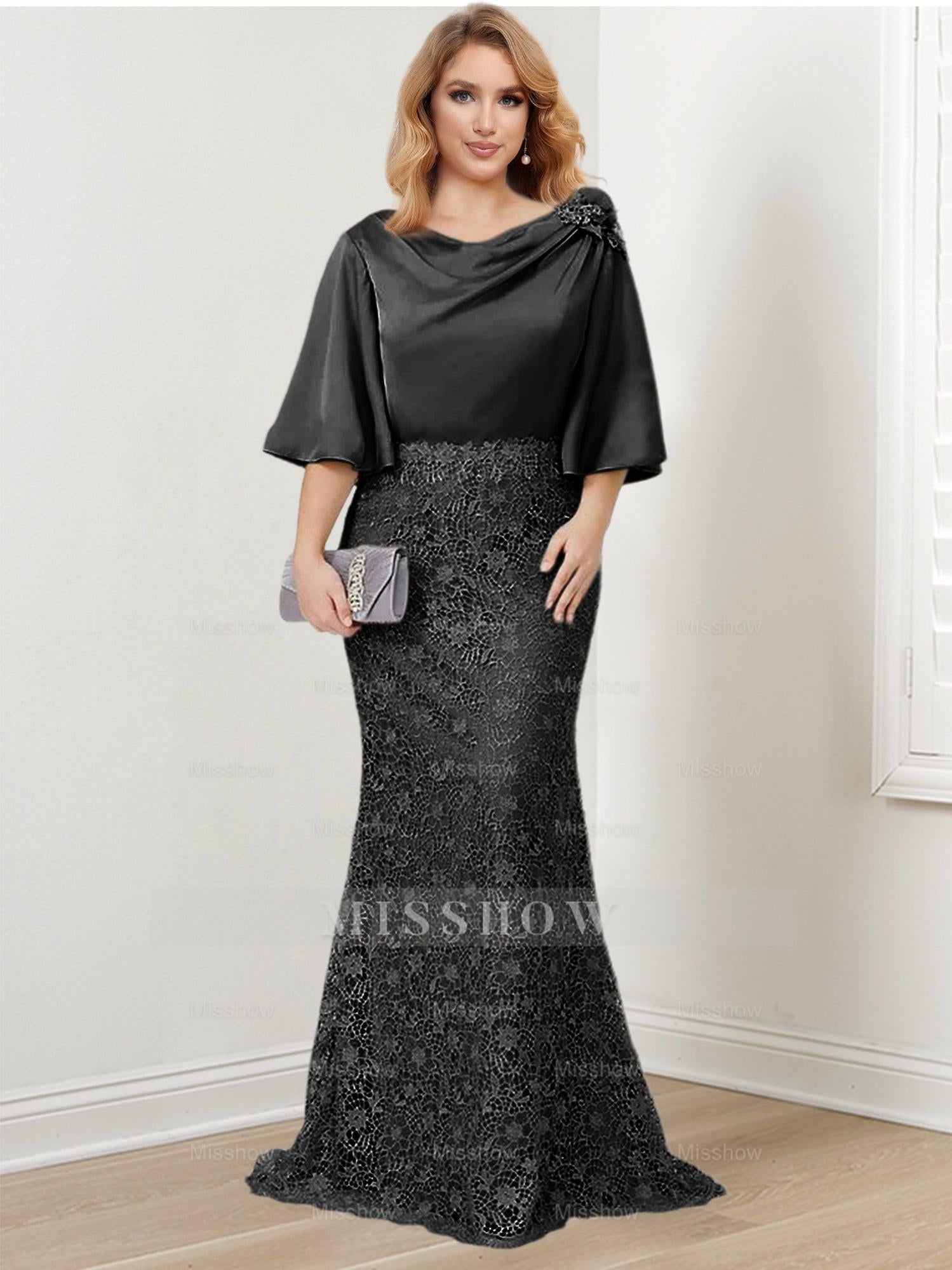 Elegant Mother of the Bride Trumpet/Mermaid Dresses Featuring Applique