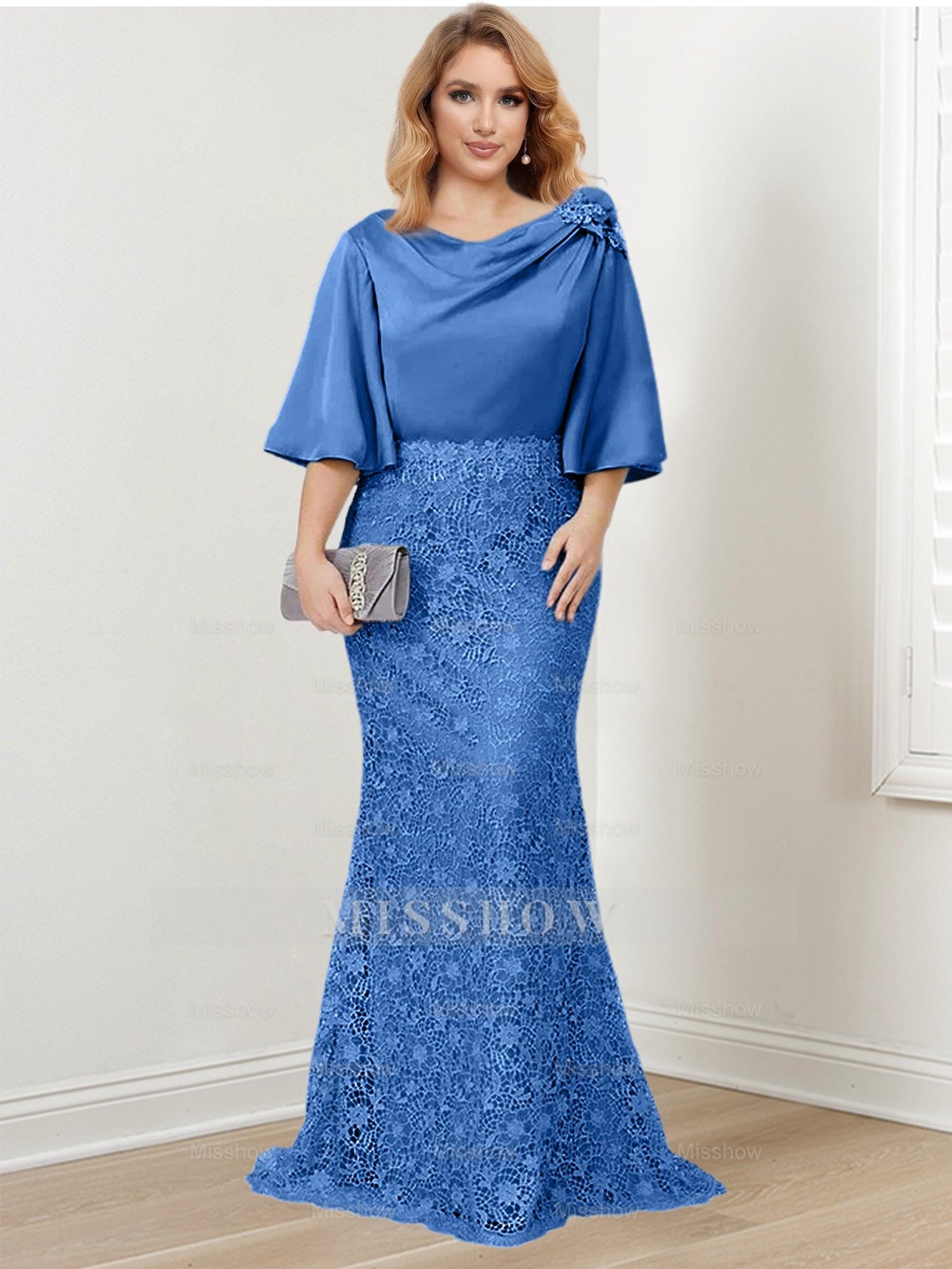 Elegant Mother of the Bride Trumpet/Mermaid Dresses Featuring Applique