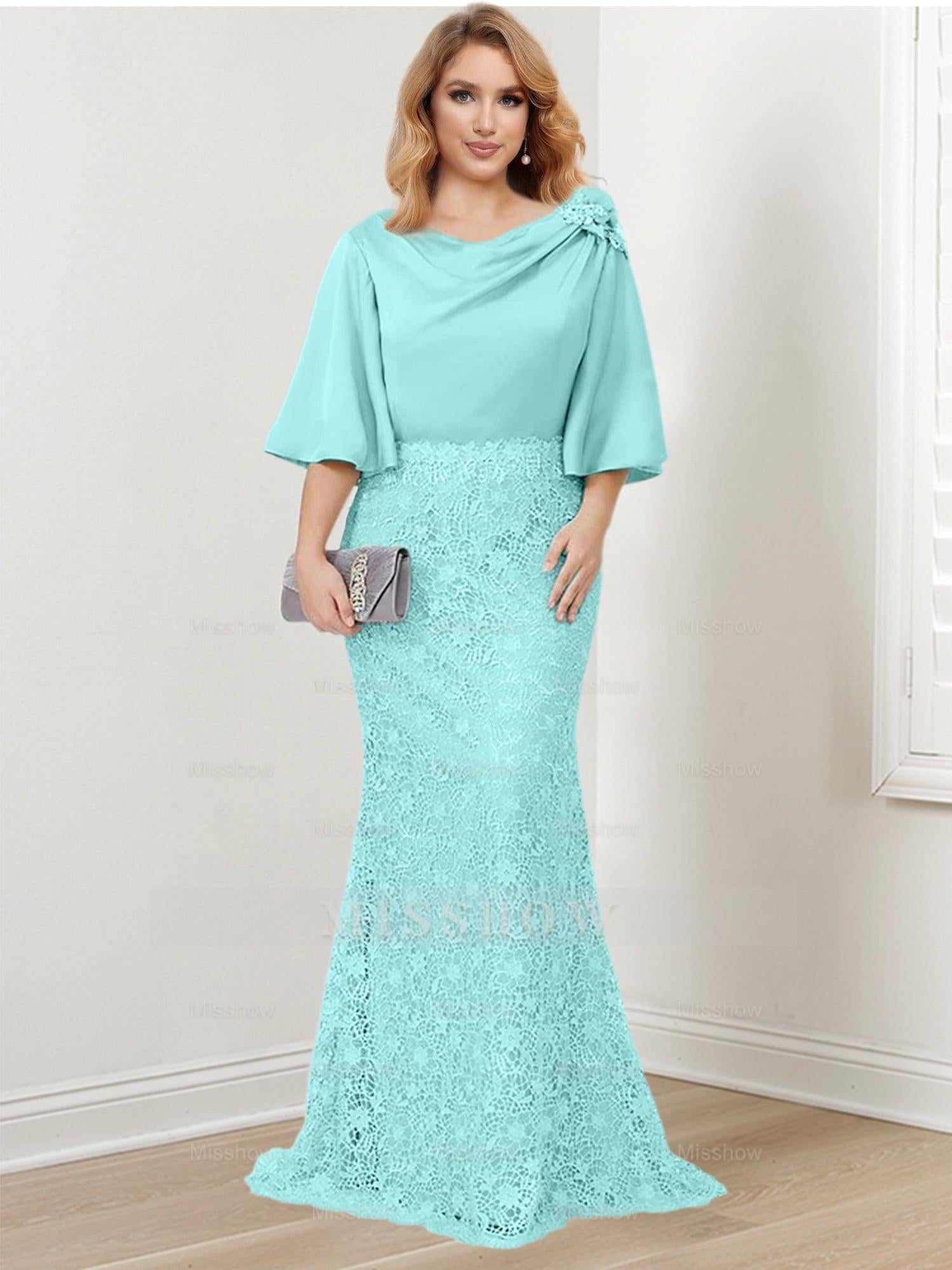 Elegant Mother of the Bride Trumpet/Mermaid Dresses Featuring Applique