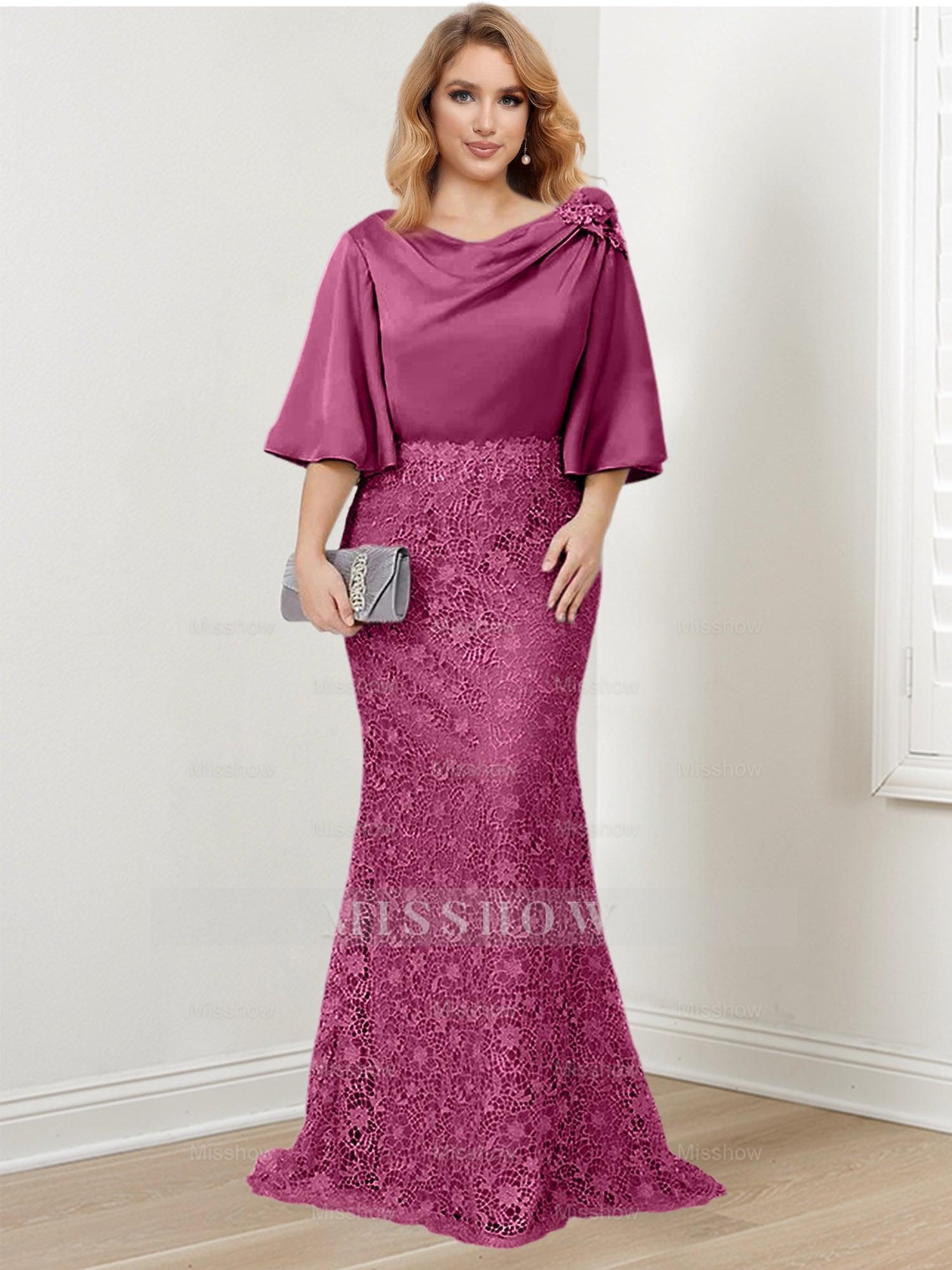 Elegant Mother of the Bride Trumpet/Mermaid Dresses Featuring Applique