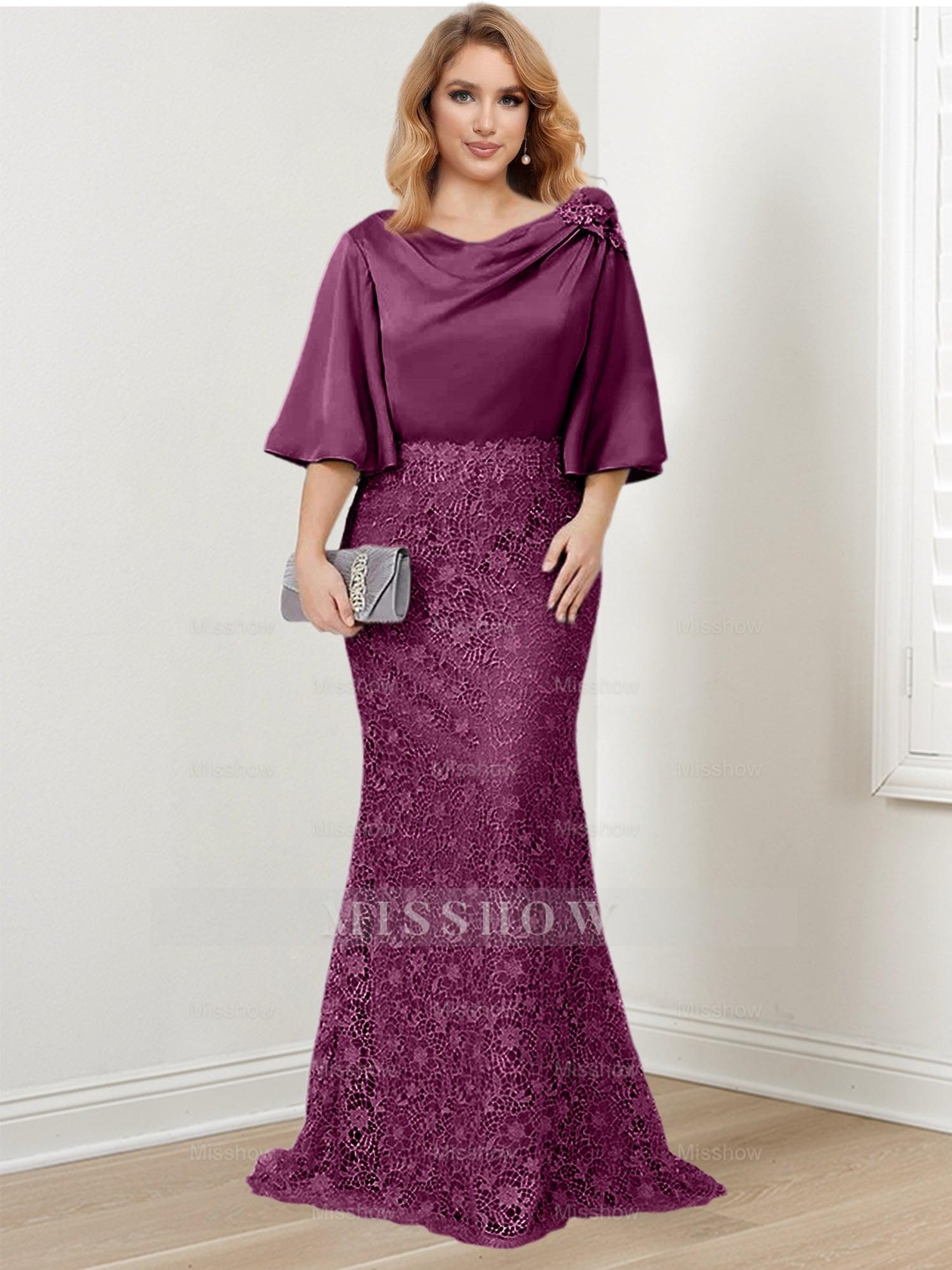Elegant Mother of the Bride Trumpet/Mermaid Dresses Featuring Applique