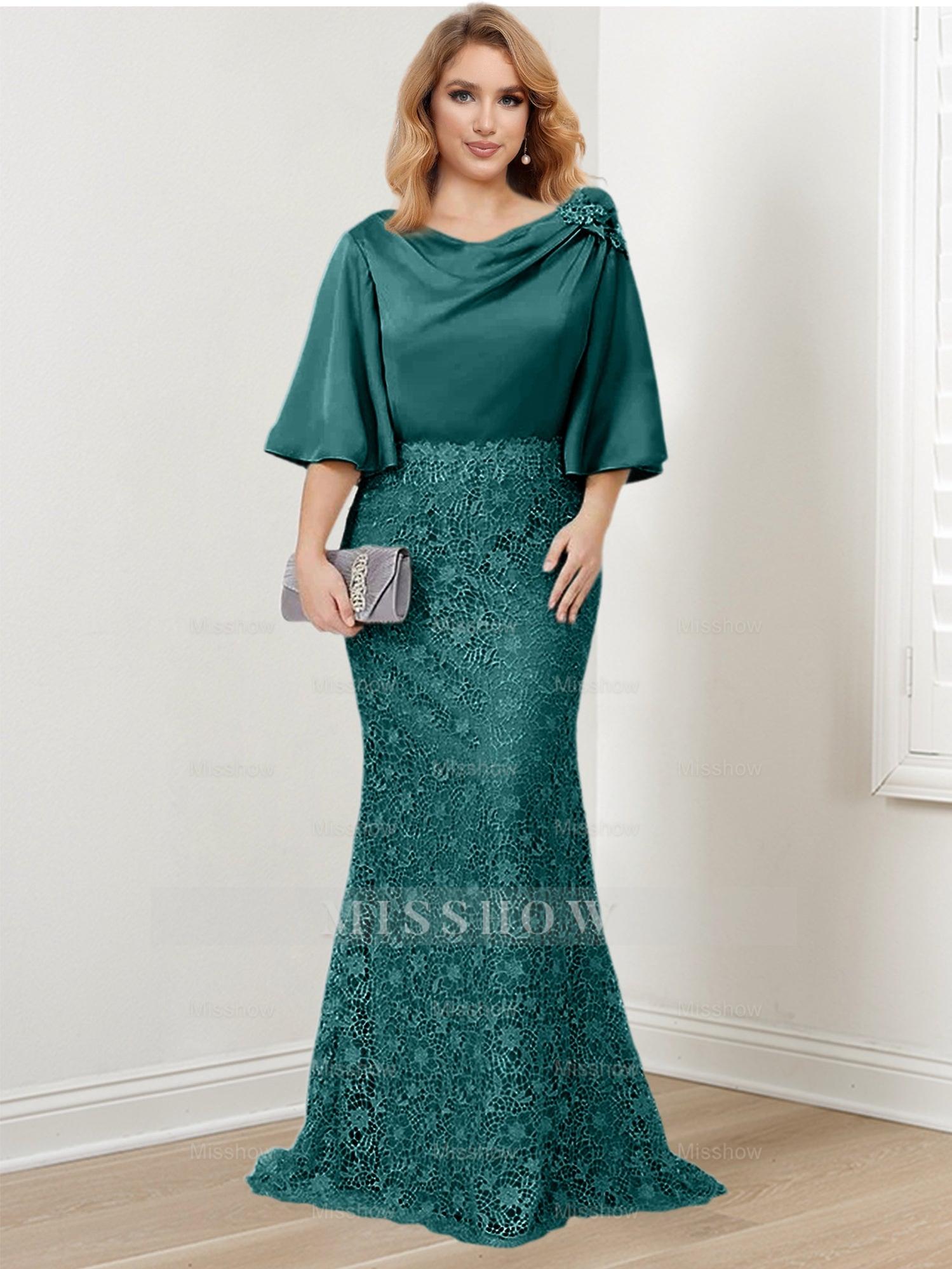 Elegant Mother of the Bride Trumpet/Mermaid Dresses Featuring Applique