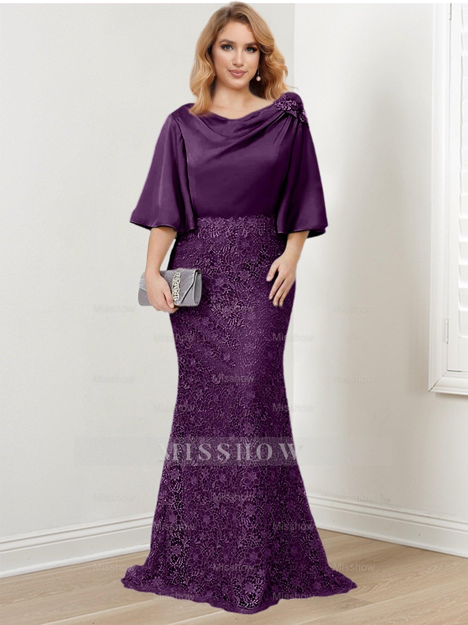 Elegant Mother of the Bride Trumpet/Mermaid Dresses Featuring Applique