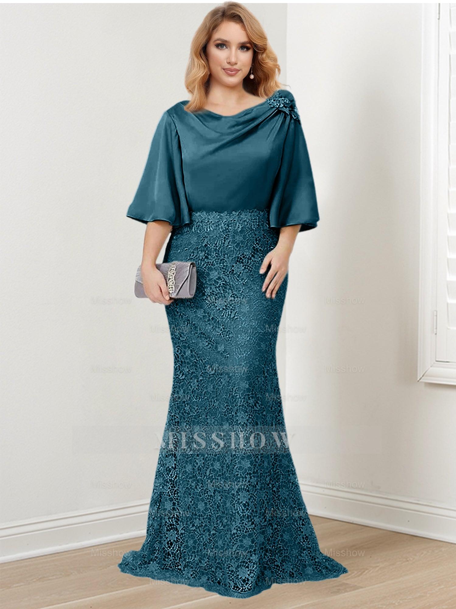 Elegant Mother of the Bride Trumpet/Mermaid Dresses Featuring Applique
