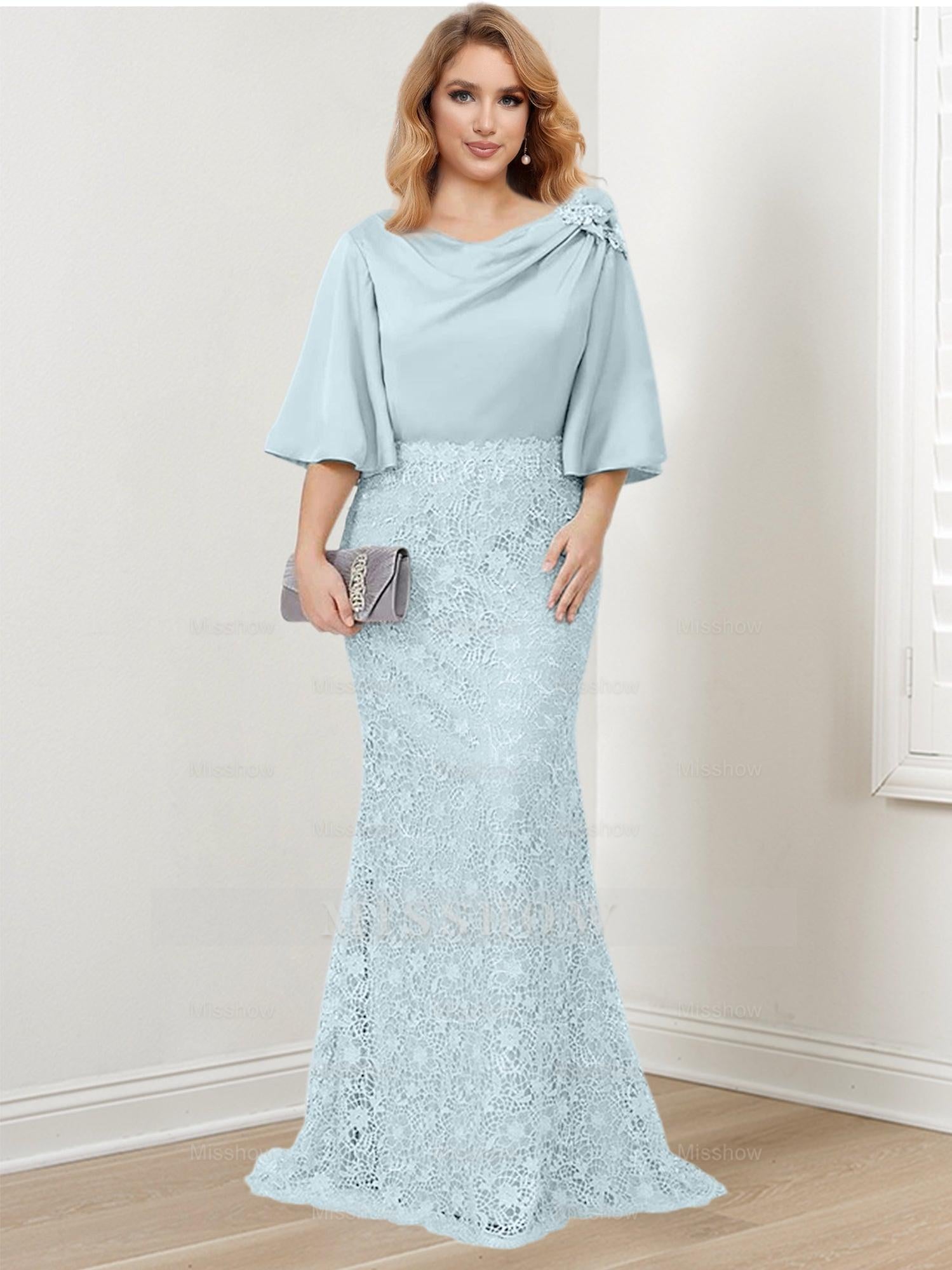 Elegant Mother of the Bride Trumpet/Mermaid Dresses Featuring Applique