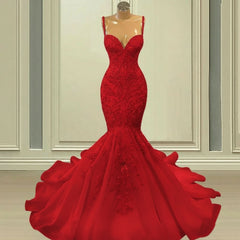 Elegant Sleeveless Sweetheart Lace Mermaid Wedding Dress