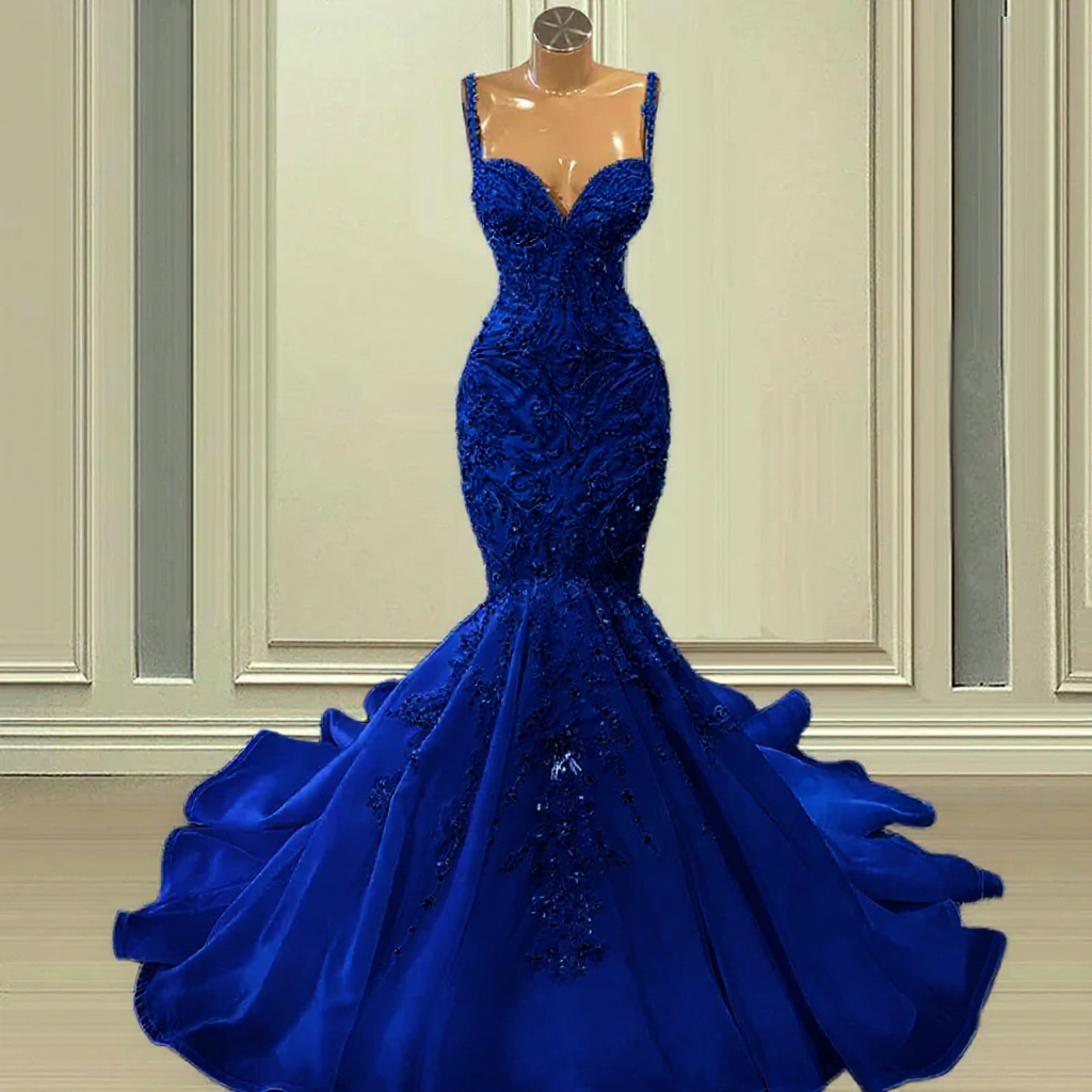 Elegant Sleeveless Sweetheart Lace Mermaid Wedding Dress