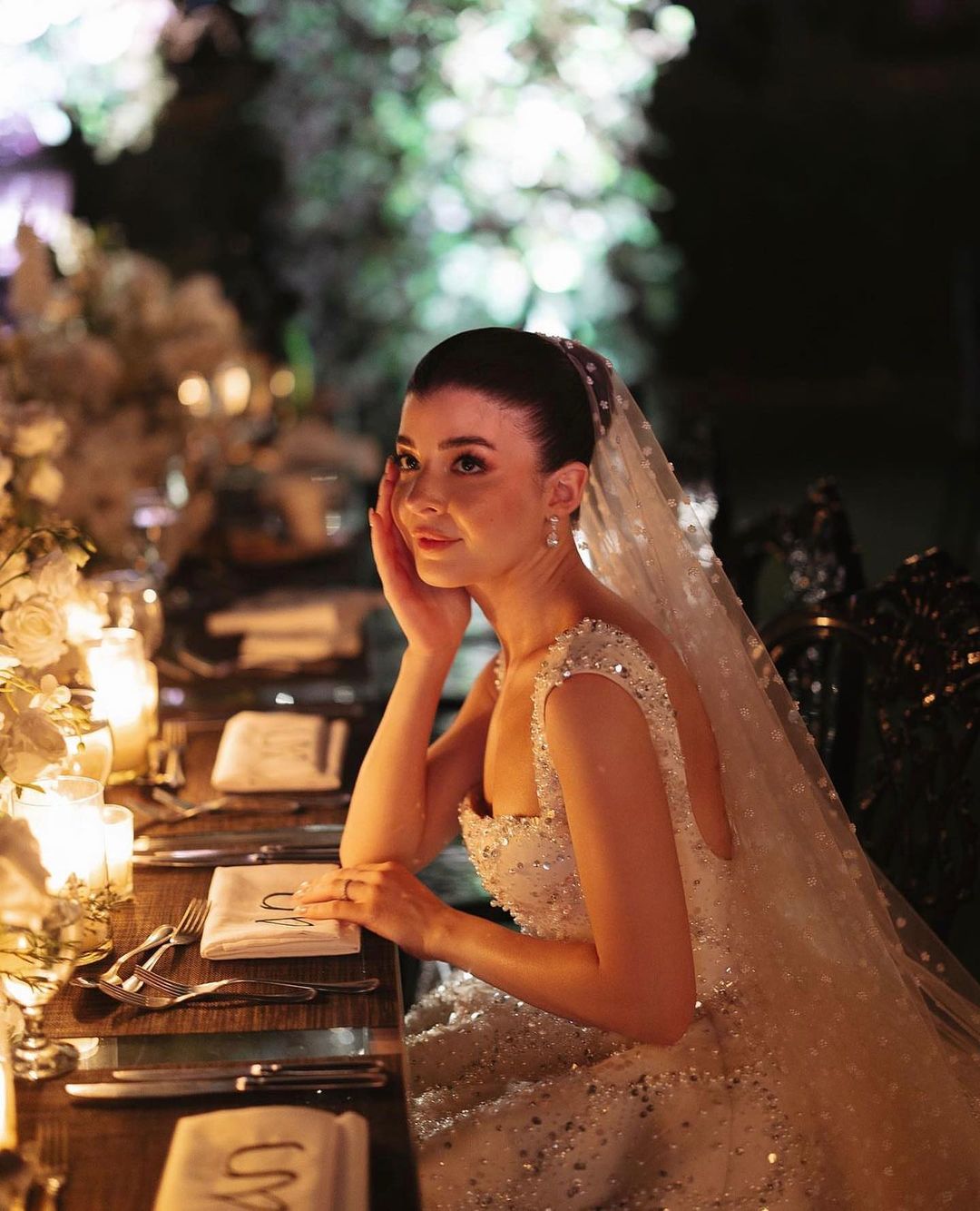 Fabulous White Ball Gown Square Spaghetti Straps Sleeveless Beaded Sequined Cathedral Train Wedding Dress