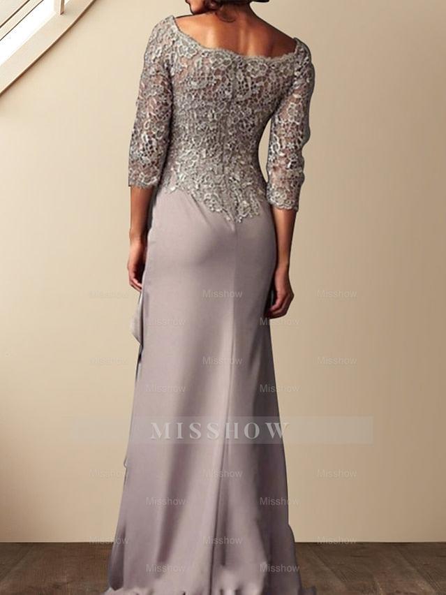 Floor-Length Mother of the Bride Column/Sheath Gown