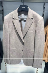 Handsome Gray Notched Lapel Wedding Attire