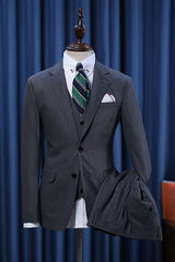 Jeremy Formal Three Pieces Slim Fit Custom Men’s Business Suit