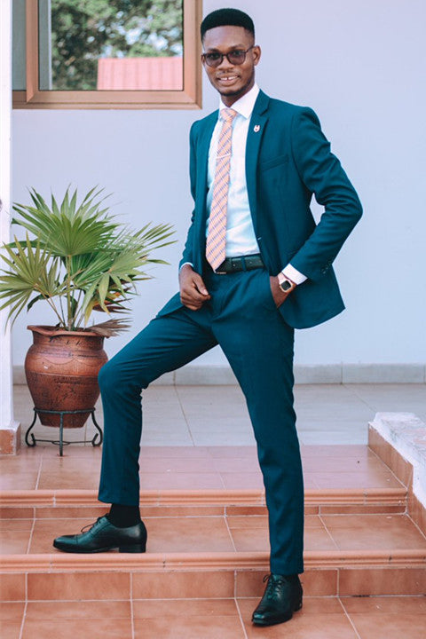 Latest Style Slim Fit Notched Lapel Prom Men’s Suits