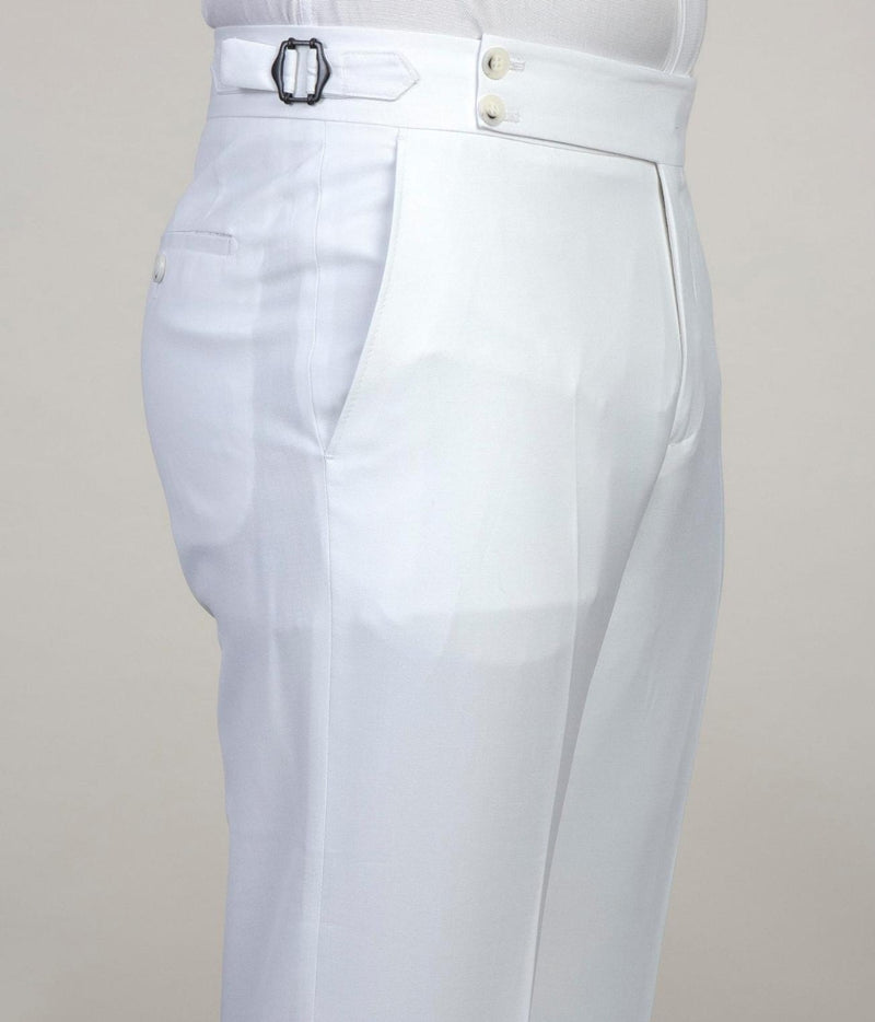 Latest White Peaked Lapel Three-Piece Business Men’s Suit