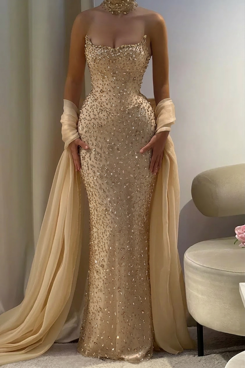 Luxury Pink Diamond Evening Dress with Cape Gown for Wedding Party misshow.com Luxury Pink Diamond Evening Dress with Cape Gown for Wedding Party misshow.com