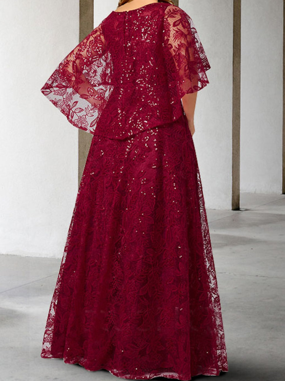 A Line Princess Mother Of The Bride Dresses With Applique Sequins