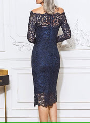 Sheath Column Off The Shoulder Mother Of The Bride Dresses With Applique