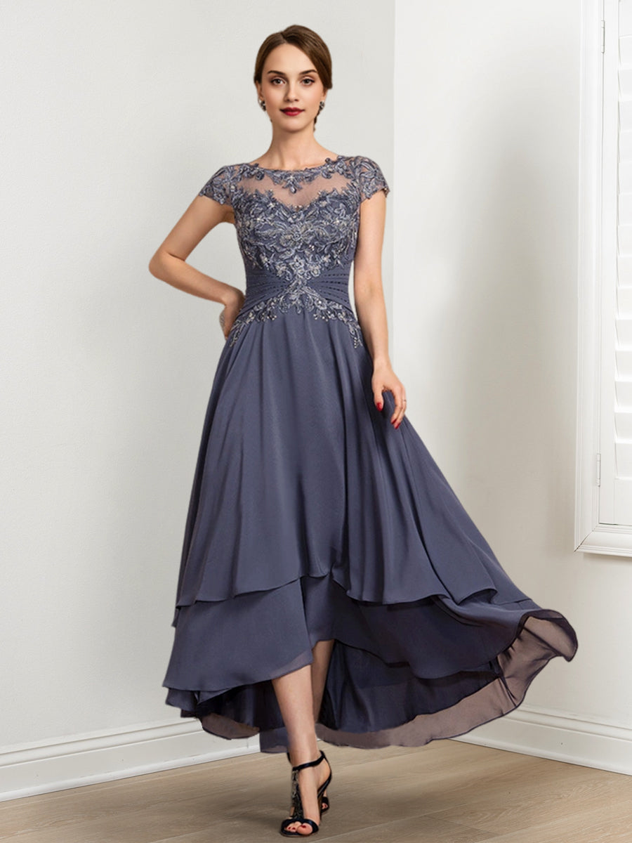 A Line Princess Mother Of The Bride Dresses With Applique
