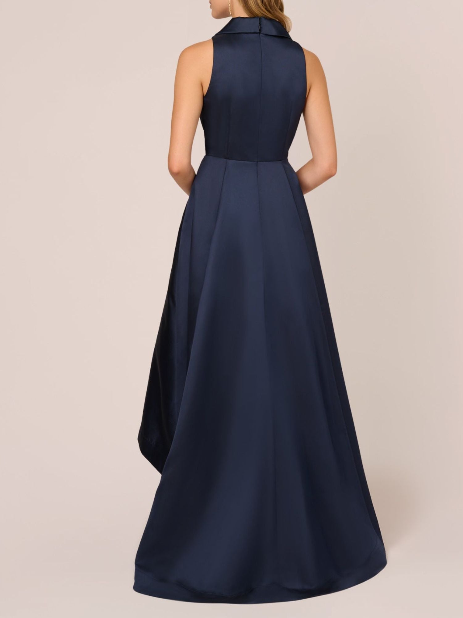A Line Princess V Neck Sleeveless Asymmetrical Mother Of The Bride Groom Dresses