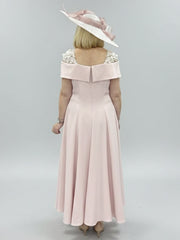 A Line Princess Square Neck Short Sleeves Mother Of The Bride Dresses With Ruffles Appliques