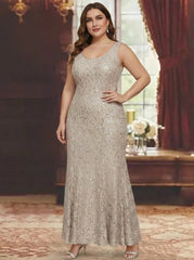 A Line Princess 2 Pieces Scoop Lace Plus Size Mother Of The Bride Dresses With Jacket Long Sleeves Ankle Length
