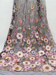 A Line Princess Scoop Lace Embroidery Mother Of The Bride Dresses Floral Ankle Length 3 4 Sleeves