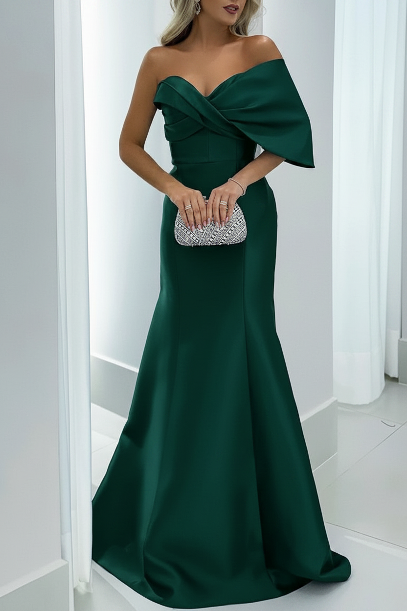Mermaid/Trumpet Sweetheart Floor-Length Mother of the Bride Dresses with Pure Color