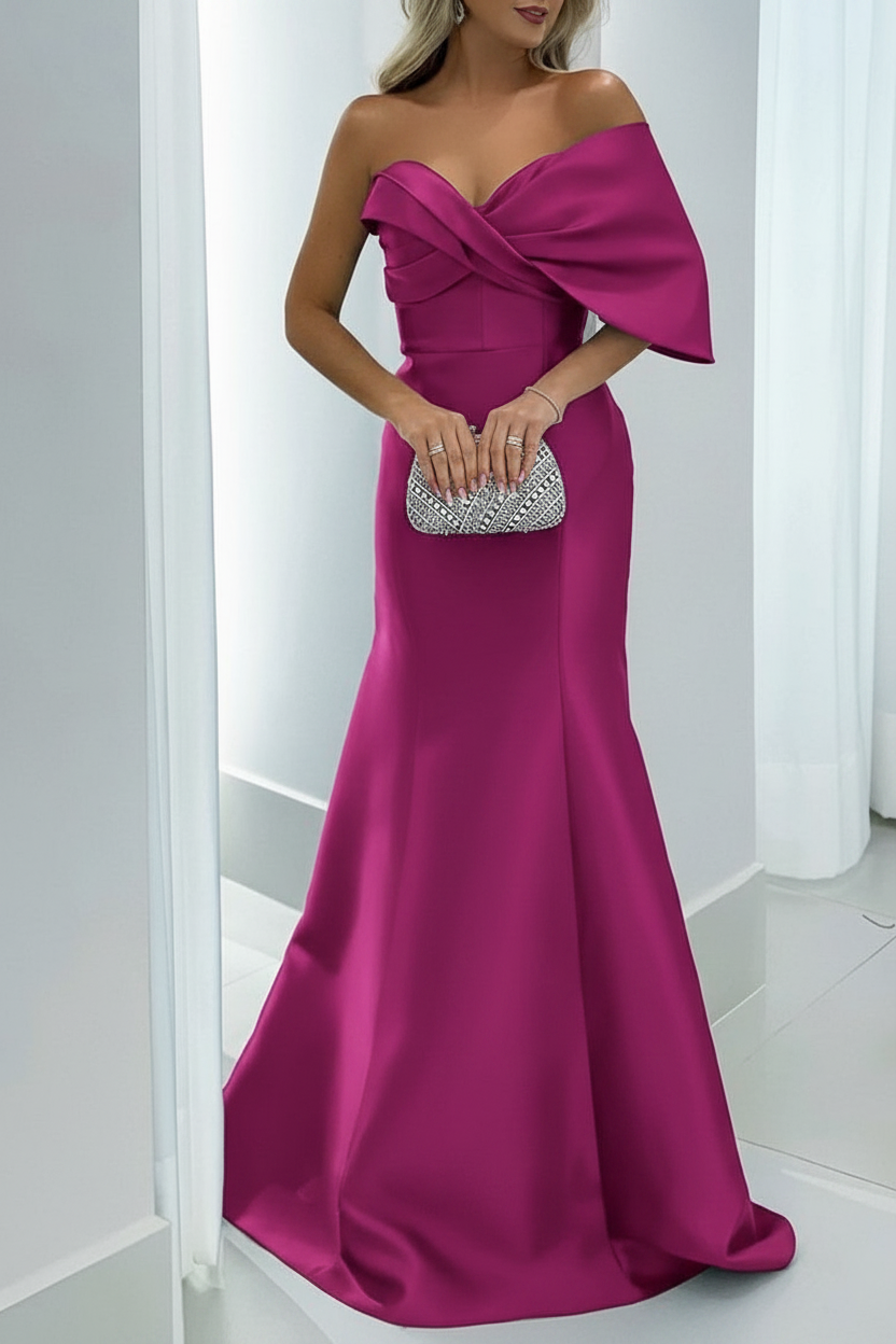 Mermaid/Trumpet Sweetheart Floor-Length Mother of the Bride Dresses with Pure Color