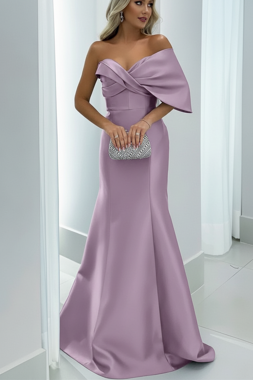 Mermaid/Trumpet Sweetheart Floor-Length Mother of the Bride Dresses with Pure Color