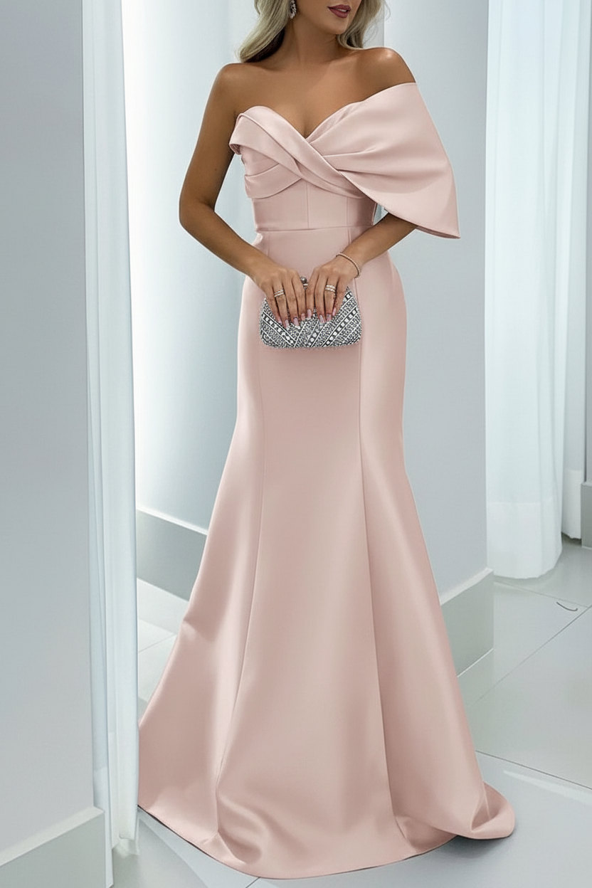 Mermaid/Trumpet Sweetheart Floor-Length Mother of the Bride Dresses with Pure Color