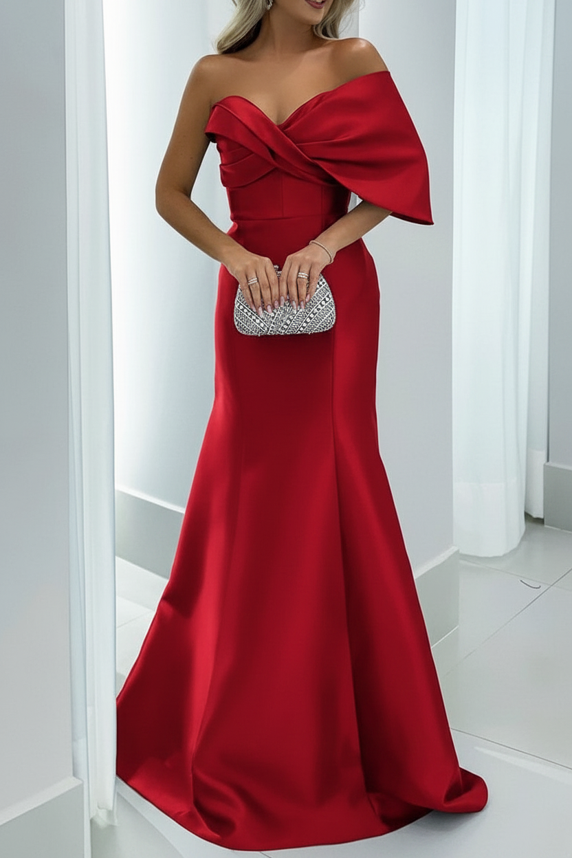 Mermaid/Trumpet Sweetheart Floor-Length Mother of the Bride Dresses with Pure Color