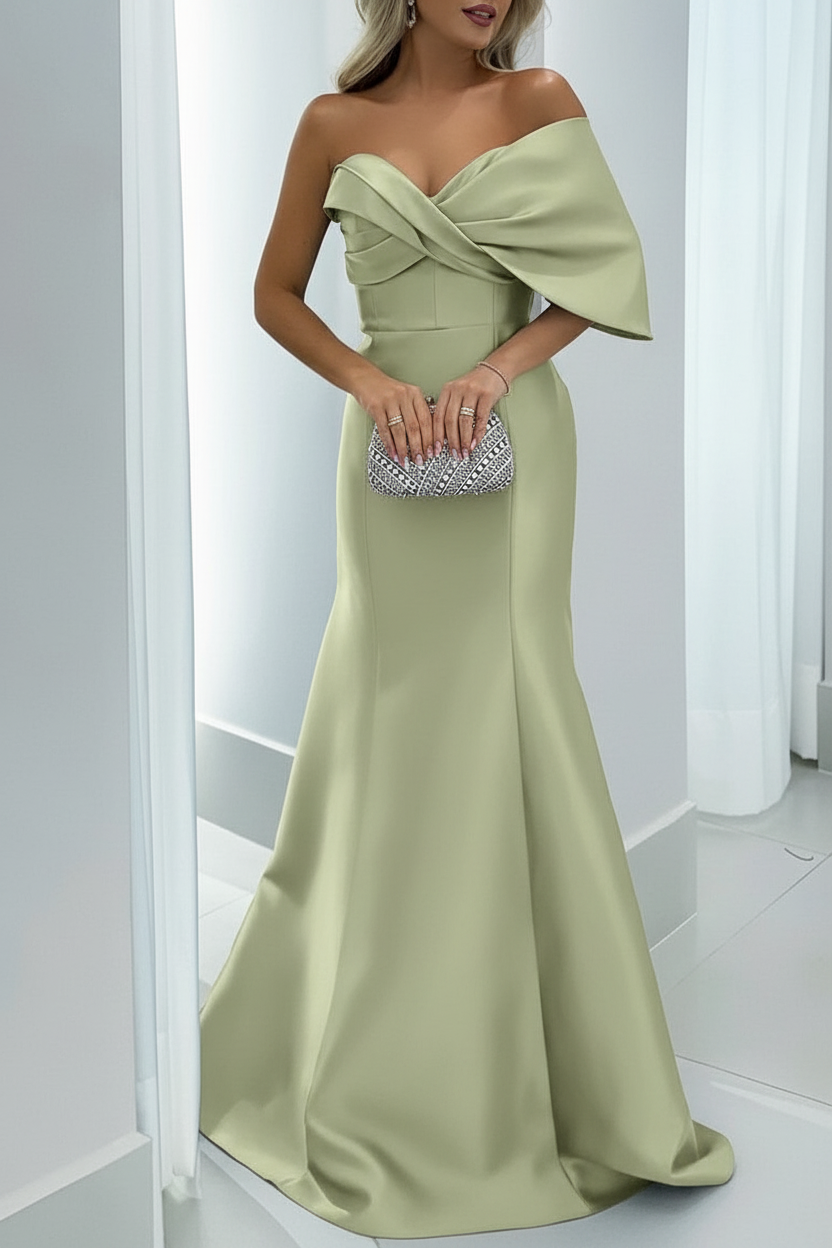 Mermaid/Trumpet Sweetheart Floor-Length Mother of the Bride Dresses with Pure Color