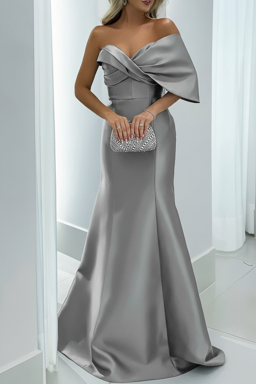 Mermaid/Trumpet Sweetheart Floor-Length Mother of the Bride Dresses with Pure Color