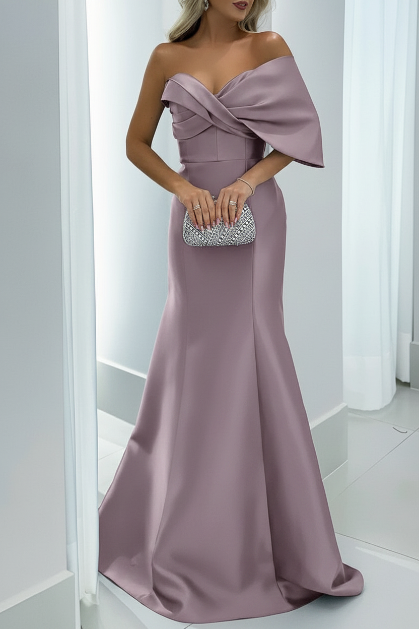 Mermaid/Trumpet Sweetheart Floor-Length Mother of the Bride Dresses with Pure Color