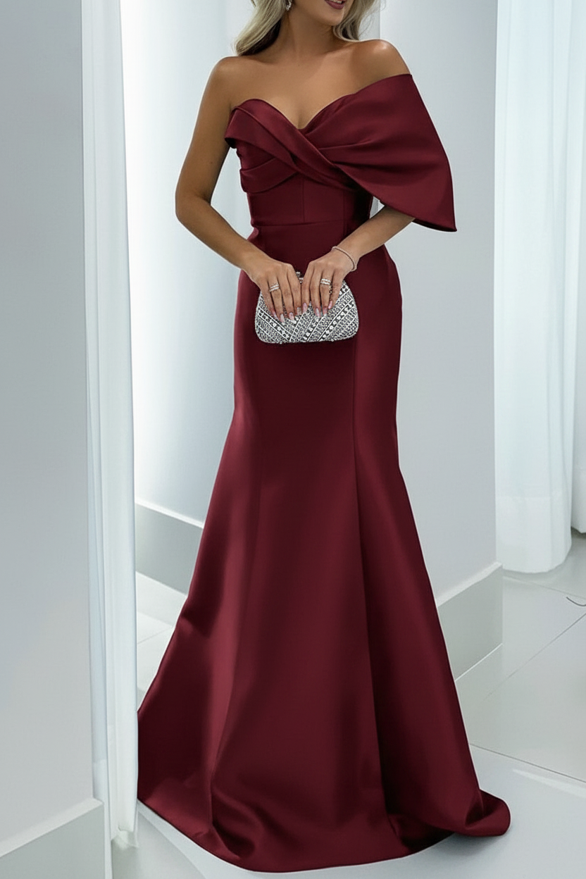 Mermaid/Trumpet Sweetheart Floor-Length Mother of the Bride Dresses with Pure Color