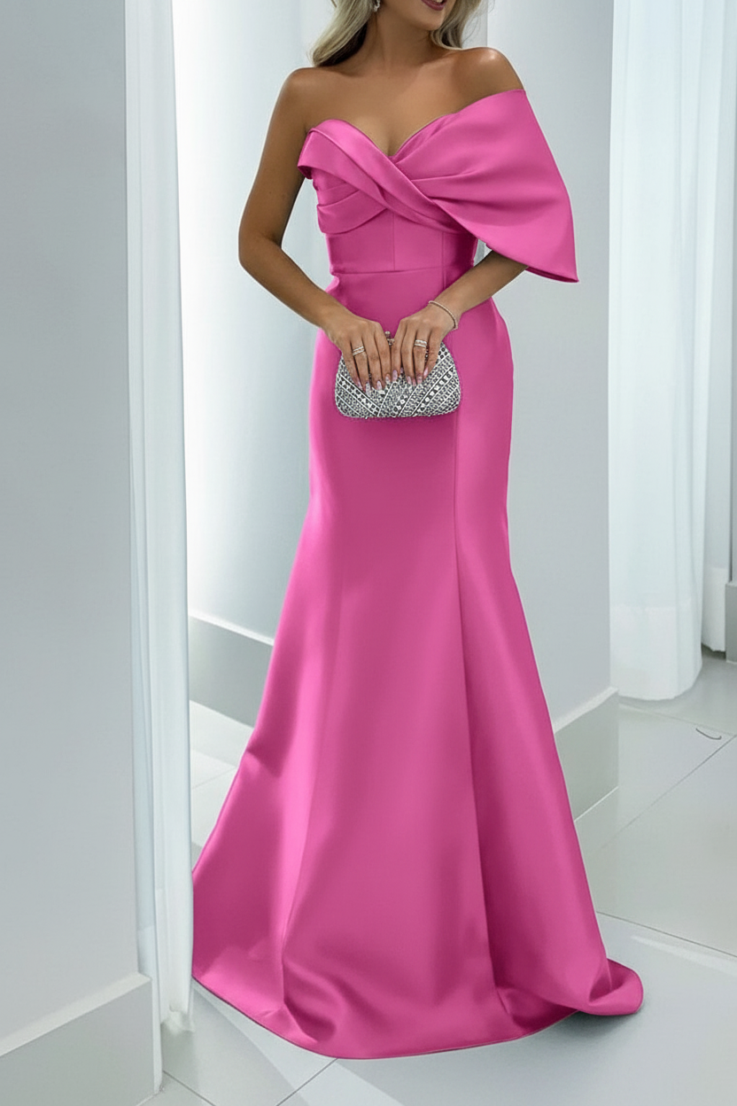 Mermaid/Trumpet Sweetheart Floor-Length Mother of the Bride Dresses with Pure Color