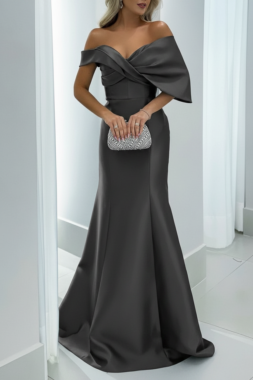 Mermaid/Trumpet Sweetheart Floor-Length Mother of the Bride Dresses with Pure Color
