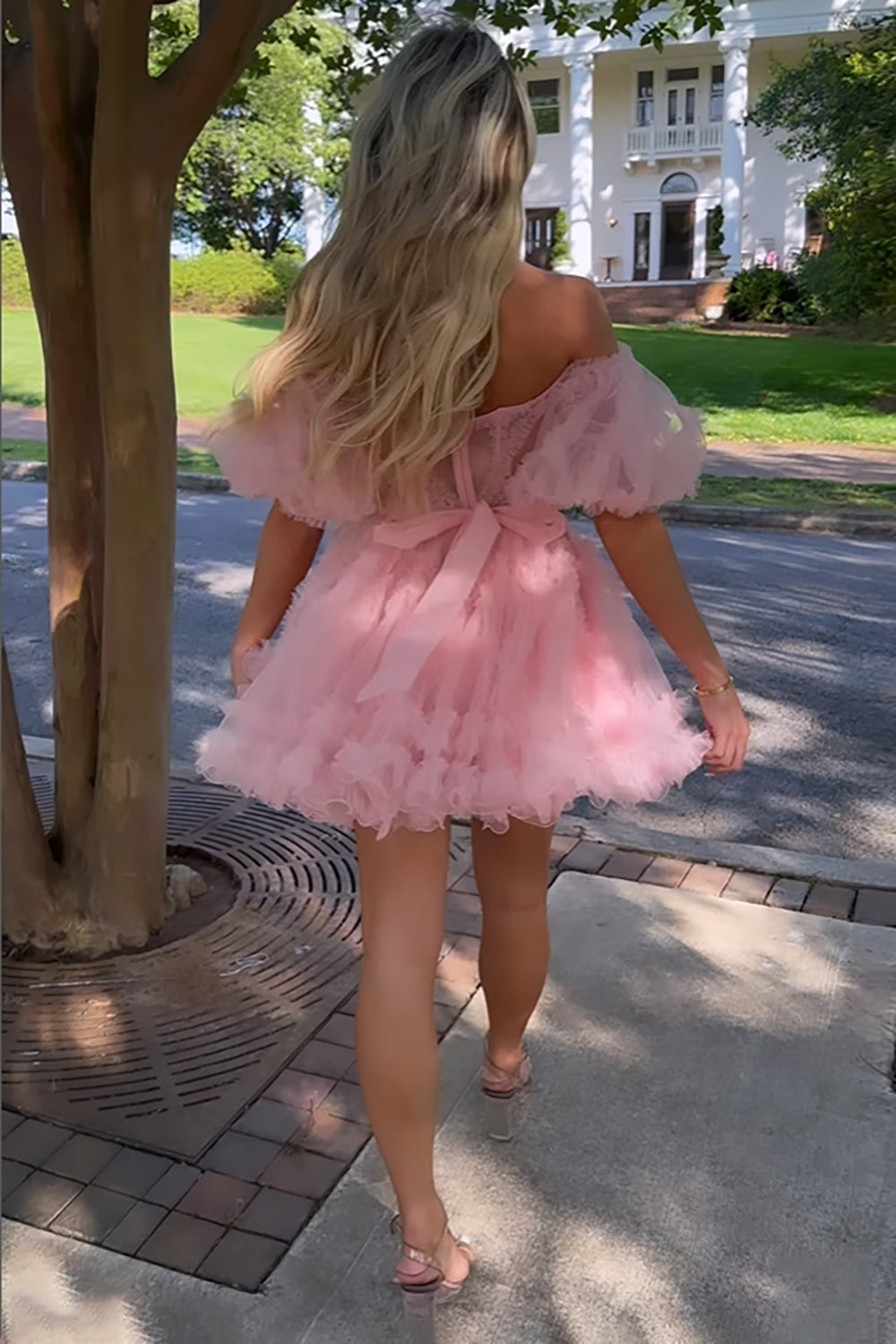 Misshow Fuchsia Corset A-Line Short Homecoming Dress/Mini Dress