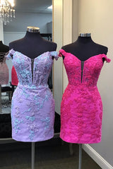 Misshow Lilac Corset Floral Tight Short Homecoming Dress/Mini Dress