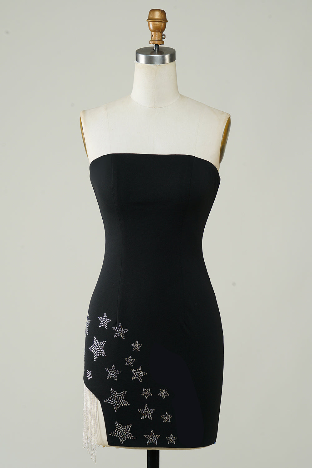 Misshow Pink Tight Homecoming Dress/Mini Dress with Star and Fringes