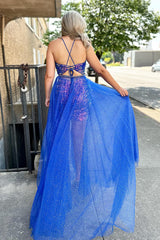 Misshow Sparkly Blue Detachable Train Sequins Tight Short Homecoming Dress/Mini Dress