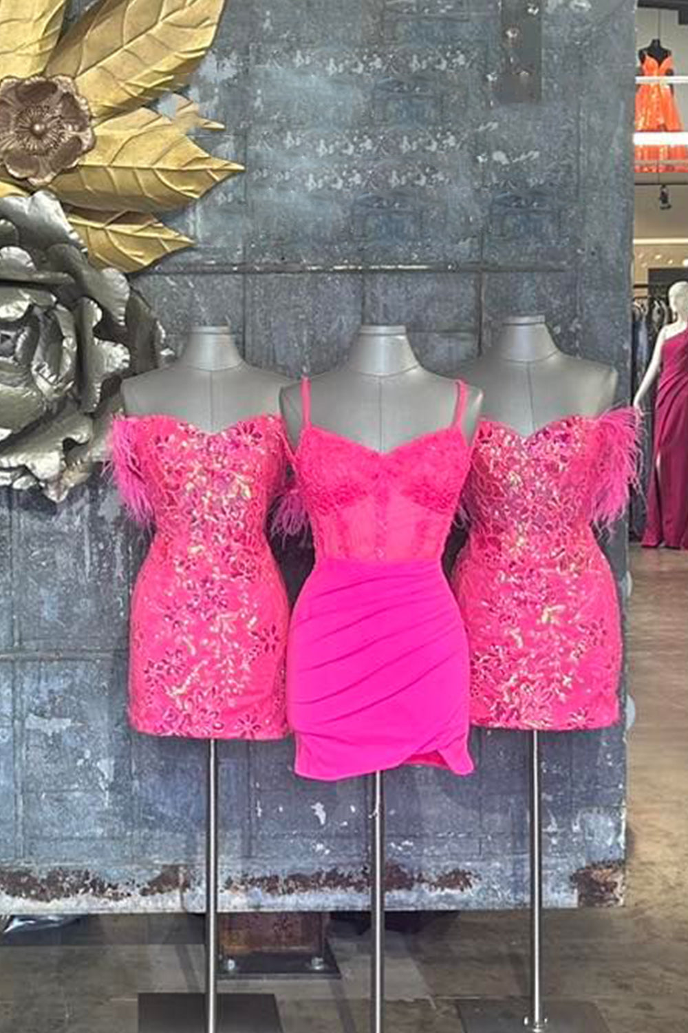 Misshow Sparkly Red Corset Sequin Tight Homecoming Dress/Mini Dress